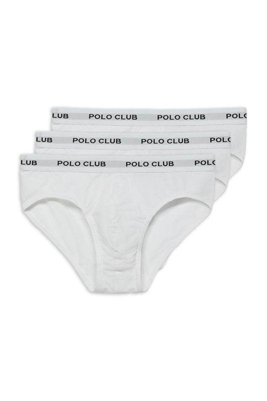 PACK - 3 SLIPS UNDERPANTS PC [W-W-W] WHITE (44036) Men