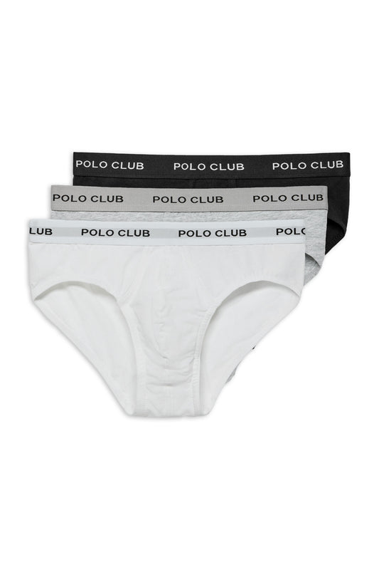 PACK - 3 SLIPS UNDERPANTS PC [B-G-W] MULTICOLOR (44037) Men