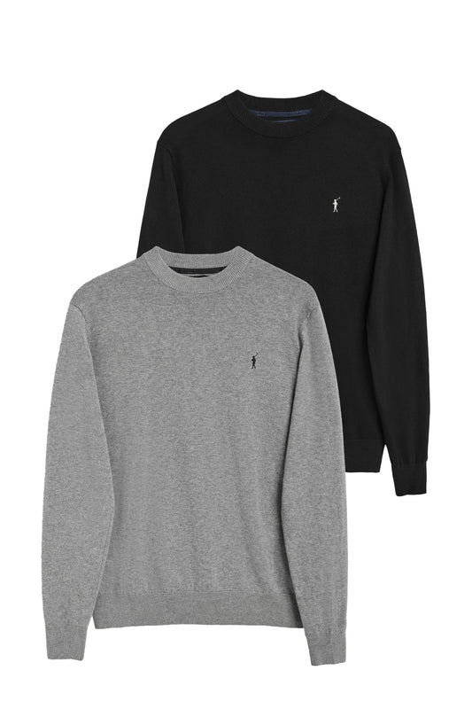 PACK 2 - RIGBY GO U NECK [B-G] MULTICOLOR (44328) Men