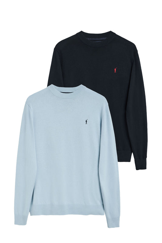 PACK 2 - RIGBY GO U NECK [N-SB] MULTICOLOR (44329) Men