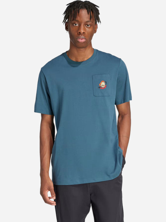Adidas Men T-shirts (IS2919_Blue)