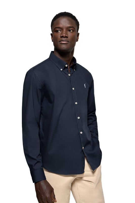 RIGBY GO REGULAR POPLIN NAVY (44440) Men