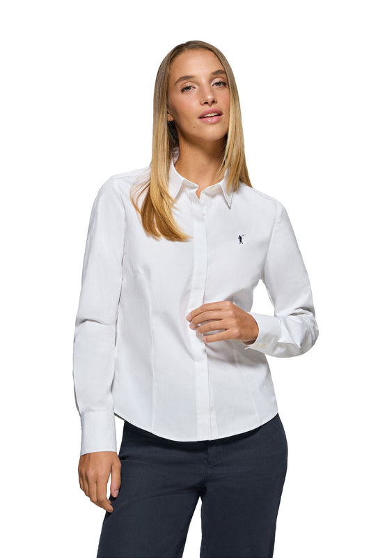 RIGBY GO W SLIM POPLIN WHITE (44468) Women