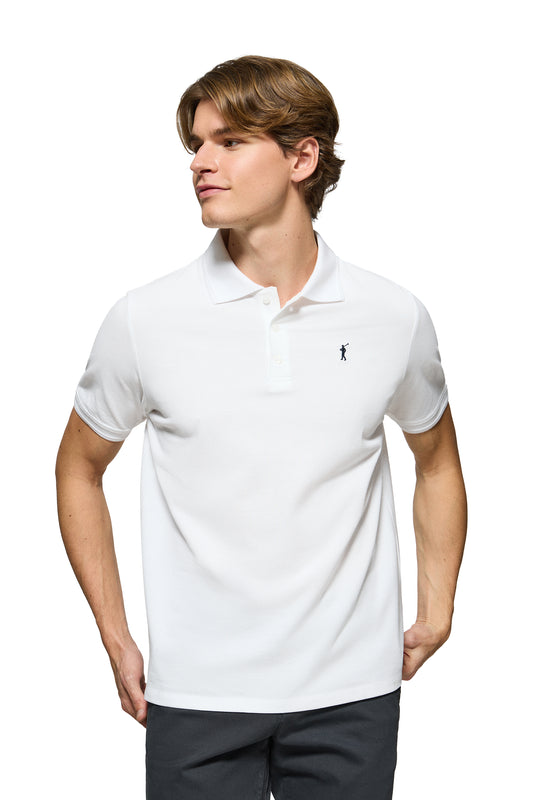RIGBY GO POLO MC SS WHITE (44509) Men