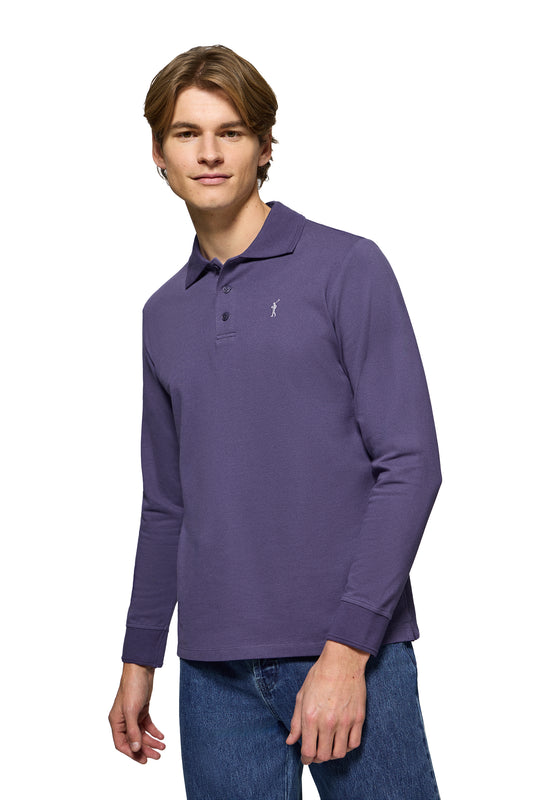 RIGBY GO POLO ML SS OCEAN_BLUE (44530) Men