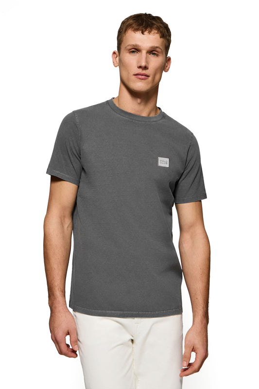 TWILL PATCH TSHIRT GD SS ASPHALT (44553) Men