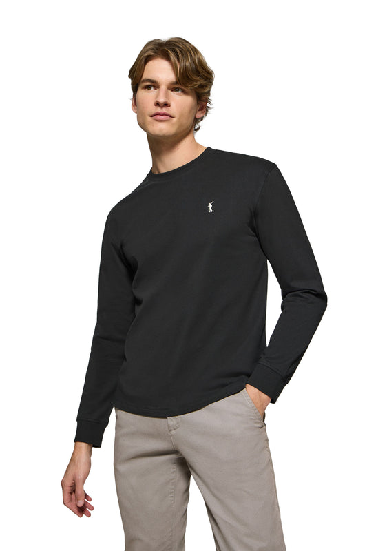 RIGBY GO TSHIRT LS BLACK (44591) Men