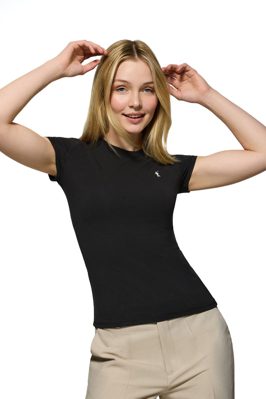 RIGBY GO W TSHIRT SS BLACK (44612) Women