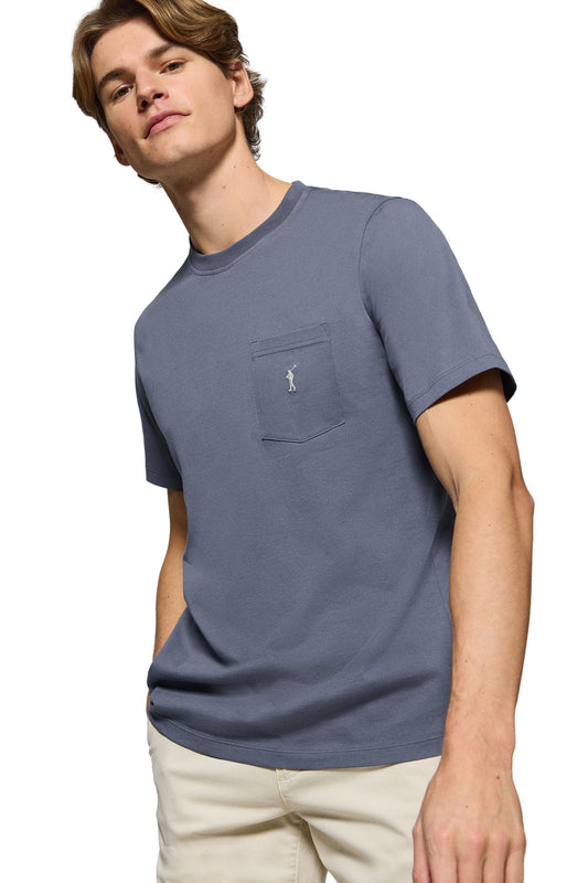 RIGBY GO POCKET T-SHIRT IM DENIM_BLUE (44709) Men