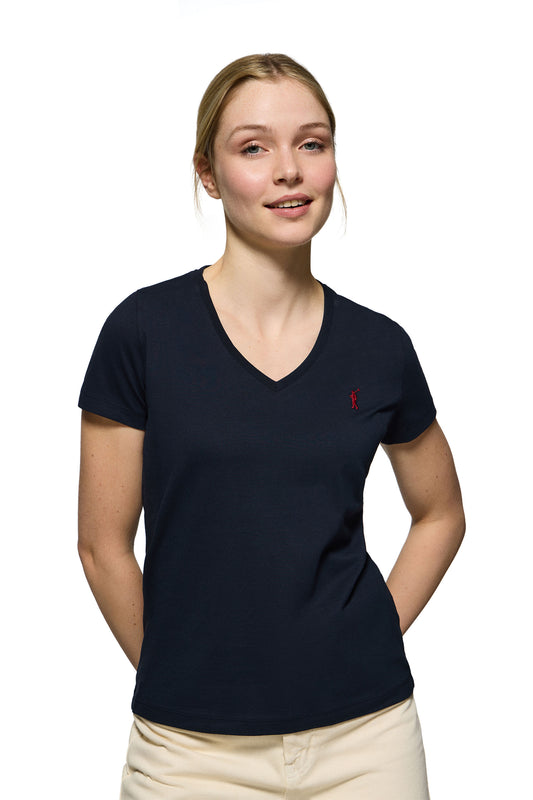 RIGBY GO W TSHIRT V IM NAVY (44774) Women
