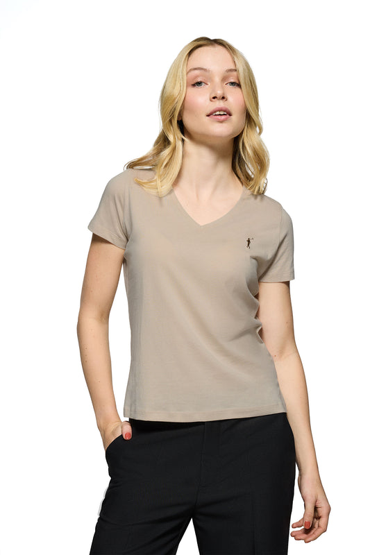 RIGBY GO W TSHIRT V IM BEIGE (44777) Women
