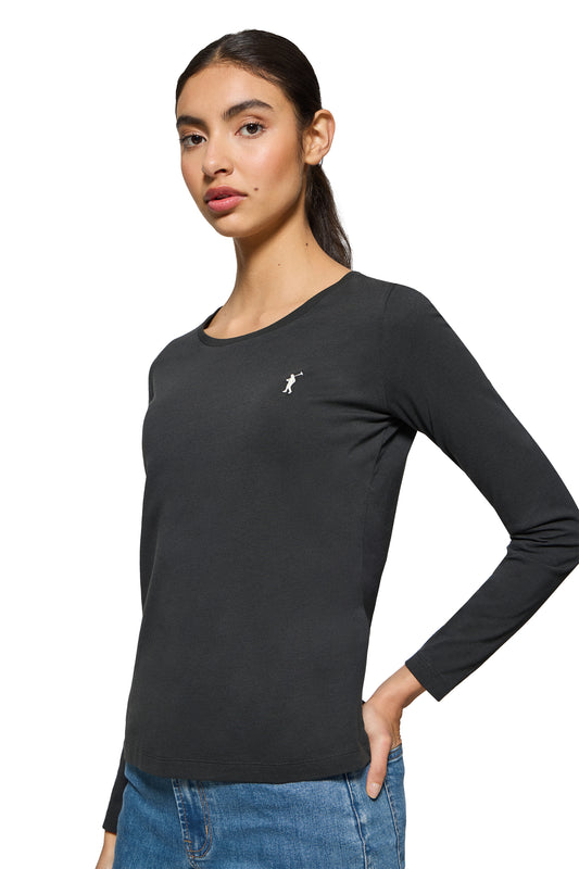 RIGBY GO W TSHIRT LS IM BLACK (44796) Women