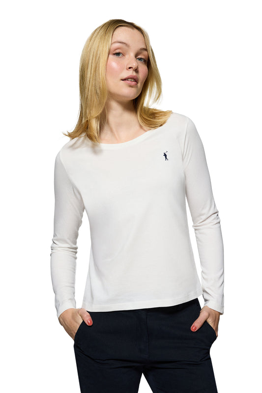 RIGBY GO W TSHIRT LS IM ECRU (44802) Women