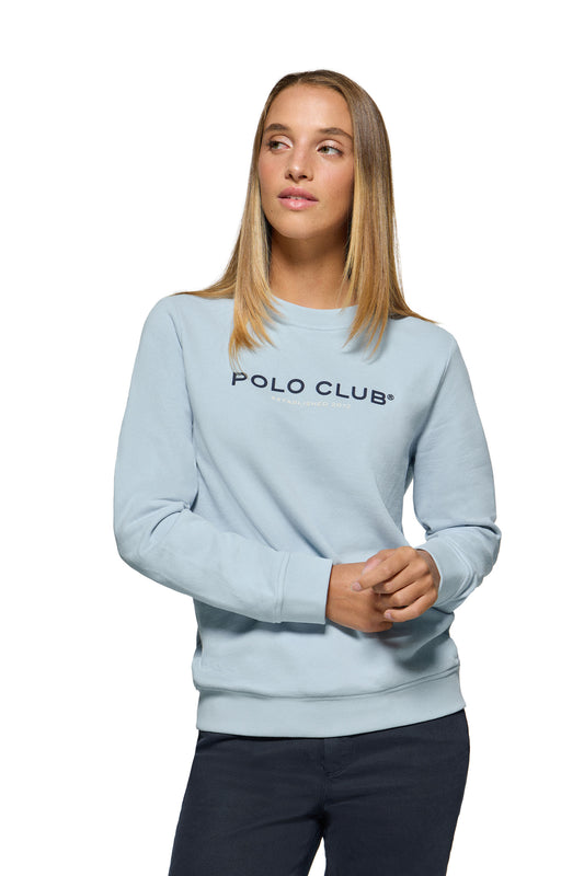 EST MINIMAL TITLE W SWEATSHIRT BABY_BLUE (44815) Women