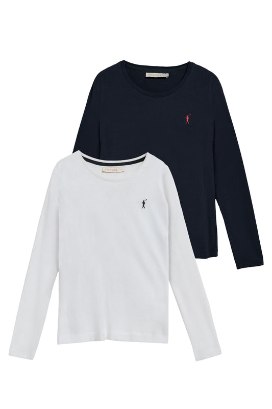 PACK 2 - RIGBY GO W TSHIRT LS IM [N-W] MULTICOLOR (44847) Women