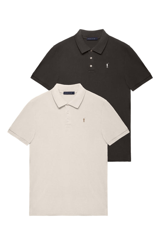 PACK 2 - NINOGOAL B POLO MC [A-E] MULTICOLOR (44871) Men