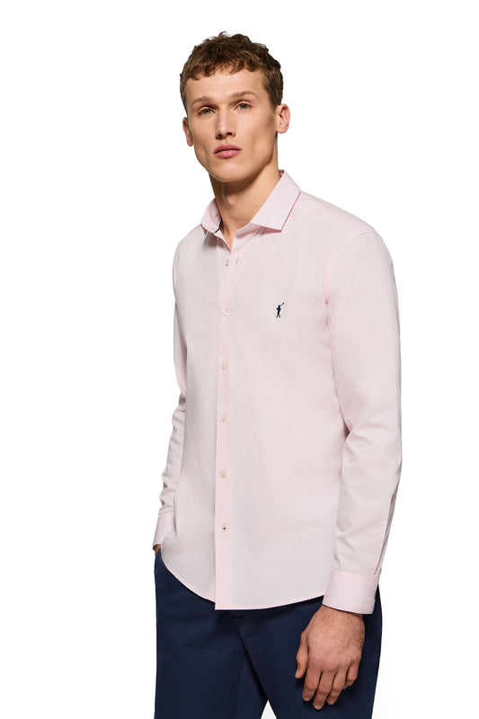 RIGBY GO SHIRT POPLIN VN PINK (44891) Men