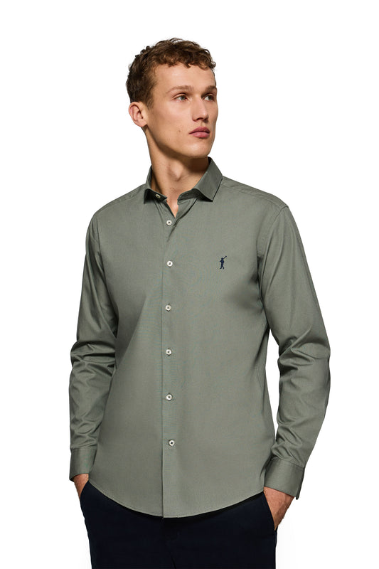 RIGBY GO SHIRT POPLIN VN KHAKI (44893) Men