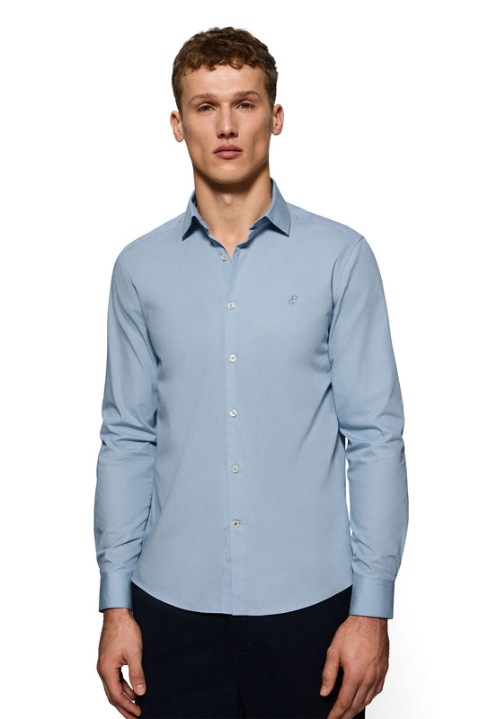 PC MONOGRAM SHIRT POPLIN SKY_BLUE (44900) Men