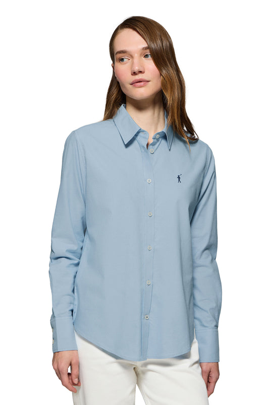 RIGBY GO W SHIRT OXFORD VN SKY_BLUE (44906) Women
