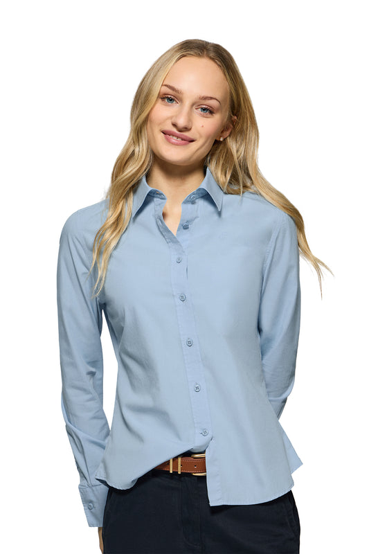 PC MONOGRAM W SHIRT POPLIN GD SKY_BLUE (44923) Women