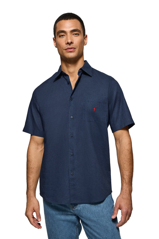 RIGBY GO POCKET SHIRT CL NAVY (44937) Men