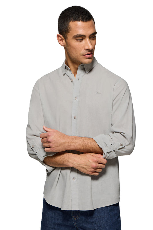 BLOCK SHIRT CL GRAY (44943) Men