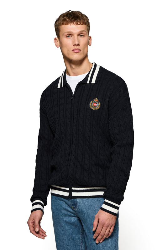 SHIP NAUTIC CARDIGAN NAVY (45057) Men