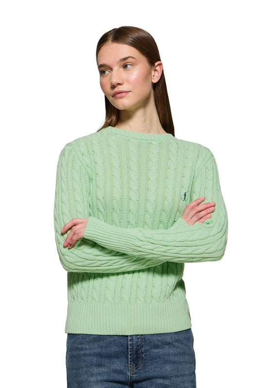 RIGBY GO CABLE U NECK W VN MINT (45079) Women