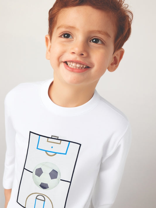 Mayoral Kids boys' T-shirts (4.044-59_White)