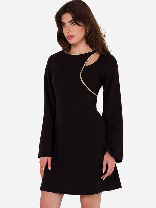 Makover Women dresses (Makover Dress K181 Black)