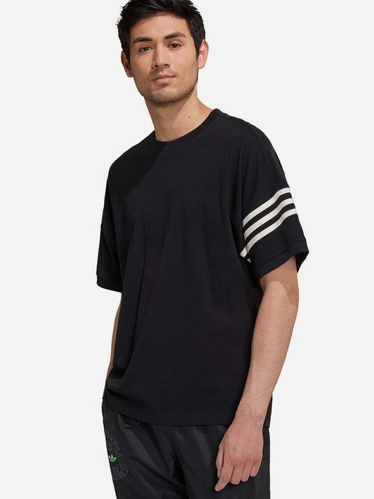 Adidas Men T-shirts (HM1875_ Black)