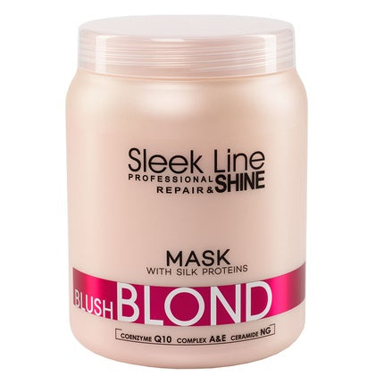 Stapiz Sleek Line Blush Blond Mask Hair Mask For Blonde Hair With Silk 1000ml
