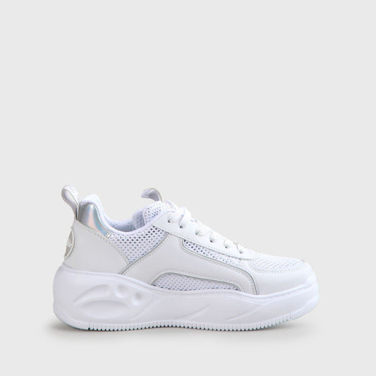 Buffalo Women sports shoes (1630460_White/Silver)