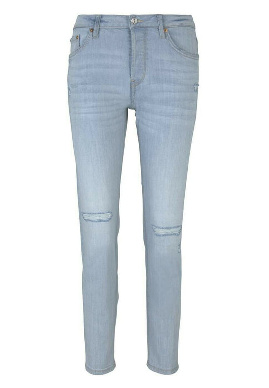 TOM TAILOR DENIM Jeanshosen Liva Boyfriend Jeans Blue (TO721N09D-K11) Women