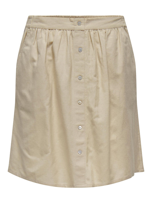 Only ONLKERRY MW SHORT BUT LINEN BL SKIRT PNT (9230265) Women