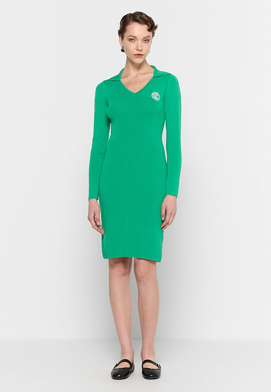 ATHLEISURE POLO KNIT DRESS Women