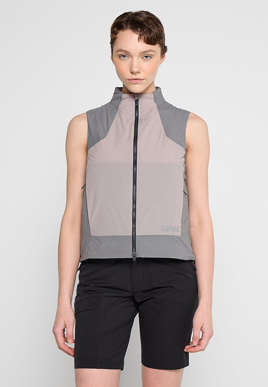 Rapha 's Explore Insulated Gilet Grey (ZZO2UXC10-C00) Women