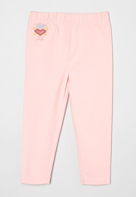 STRETCH JERSEY-LEGGING-PN-LGG Girls