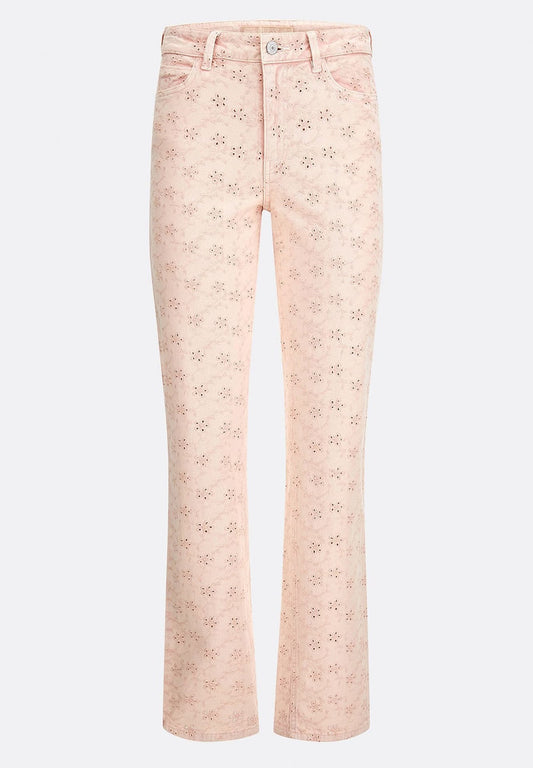Guess Denim Trousers Spitze Light Pink (GU121N0YQ-J11) Women