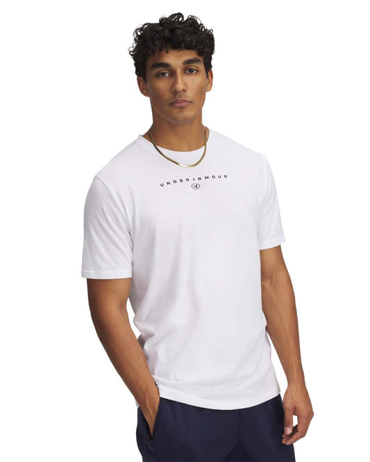 UA M STACKED LOGO SS (6000211-100) Men