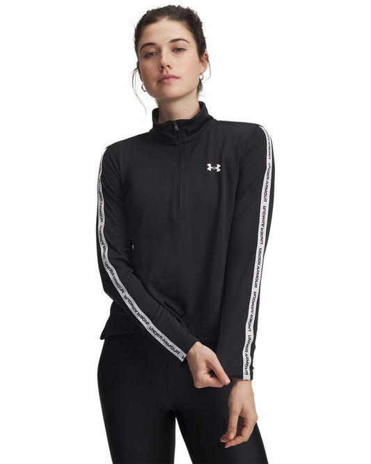 UA TECH WM TAPE HALF ZIP (6005100-004) Women