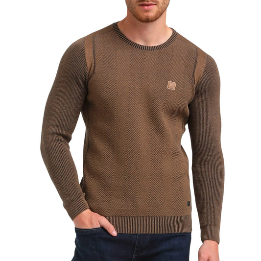 Gabbiano Geometric Knitted Sweater (614765-4412) Men
