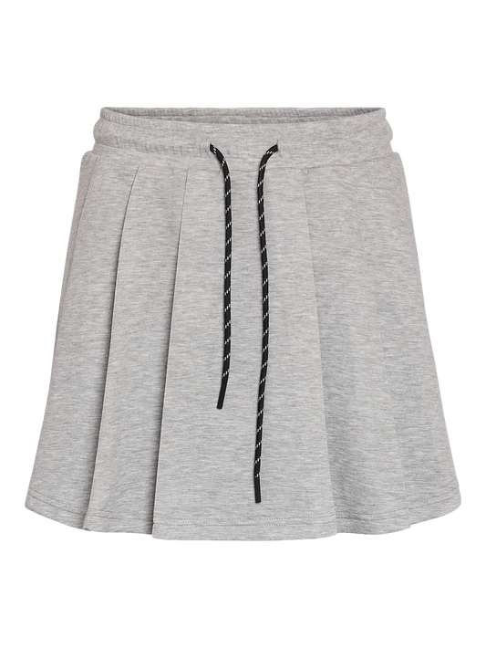 Solas Sweat Pleat Skirt /Tnt3 Light Grey Melange (27037818) Women
