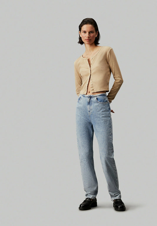 Calvin Klein Jeans Authentic Slim Straight Selvage Denim (C1821N0TU-K11) Women