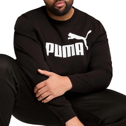 Puma Essentials No. 1 Logo Fleece Crew Sweater (682558-01) Men