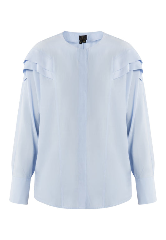 DreiMaster Long Sleeve Blouse Light Blue (4DR21E07L-K11) Women