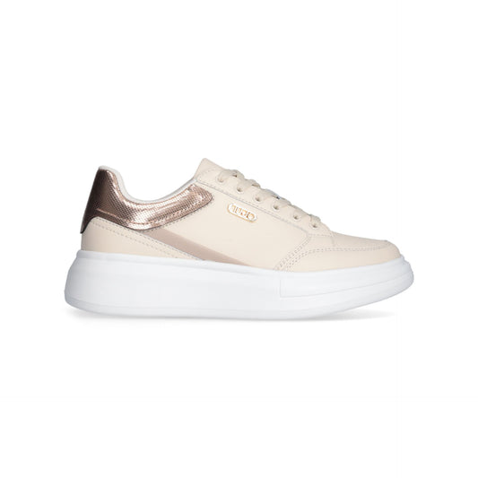 BABOL 03 - SNEAKER LEATHER/PRINTED PYTH BEIGE