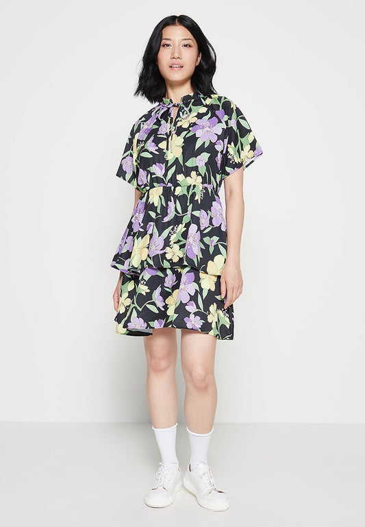 VILAYER S/S LAYERED SHORT DRESS/ZL Women