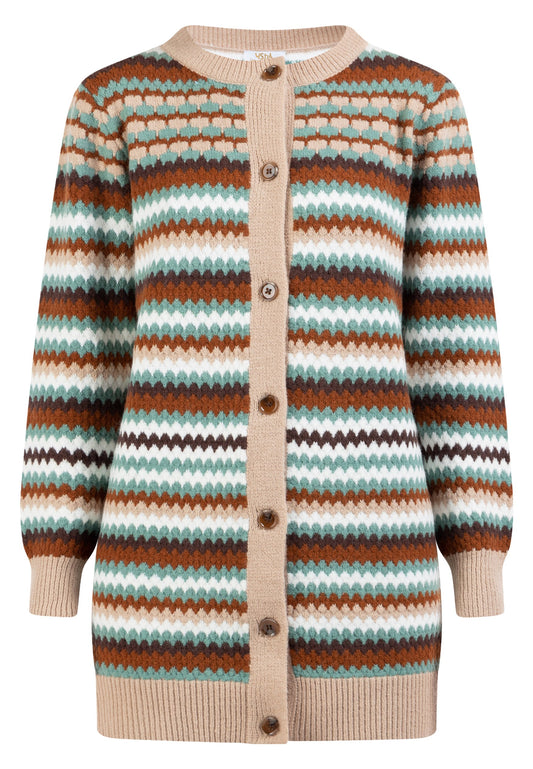 usha Cardigan with Knöpfen rakata Evergreen (1US21I0N5-M11) Women